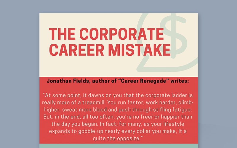 The Corporate Career Mistake