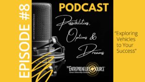 featured image for Episode #8 of The “Possibilities, Options & Dreams” Podcast