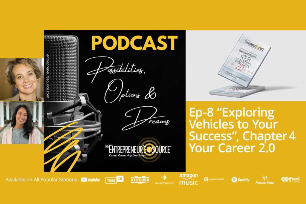 Ep-8 “Exploring Vehicles to Your Success”, Chapter 4 Your Career 2.0