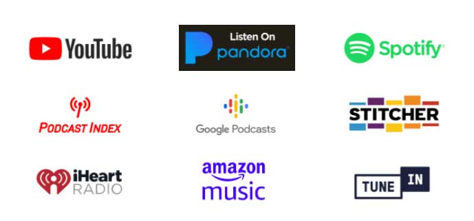 podcast station logos