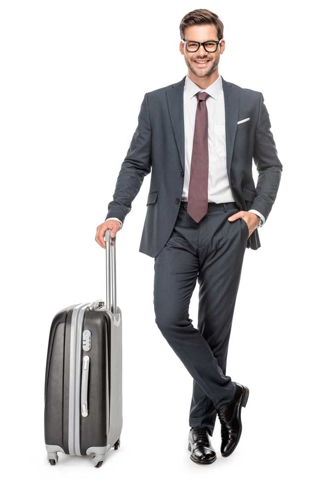 businessman w luggage