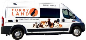 mobile pet grooming van