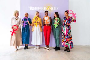 group of women celebrating national women's history month