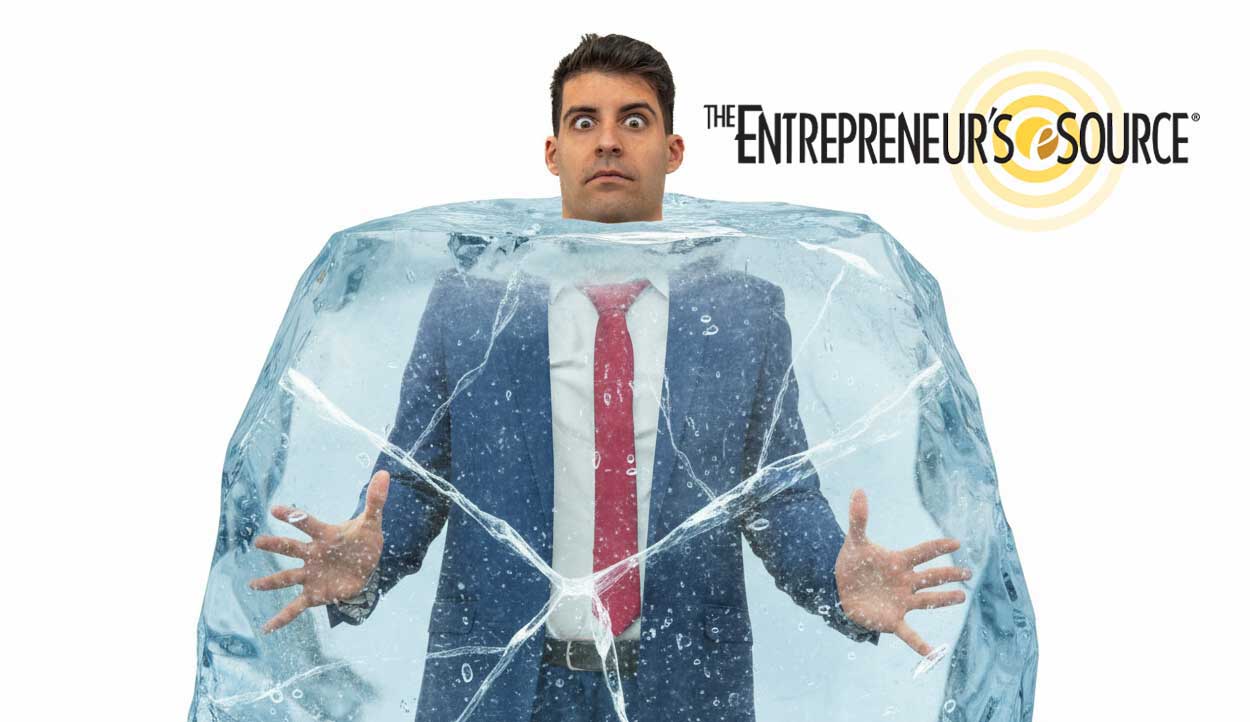 Businessman-in-Iceblock-1250px man frozen in job