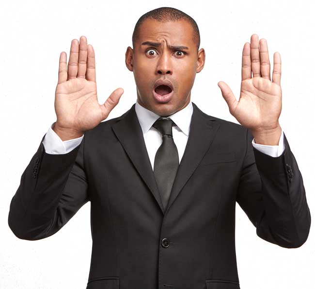 facing impenetrable barrier