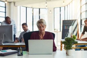 over 50 in the office