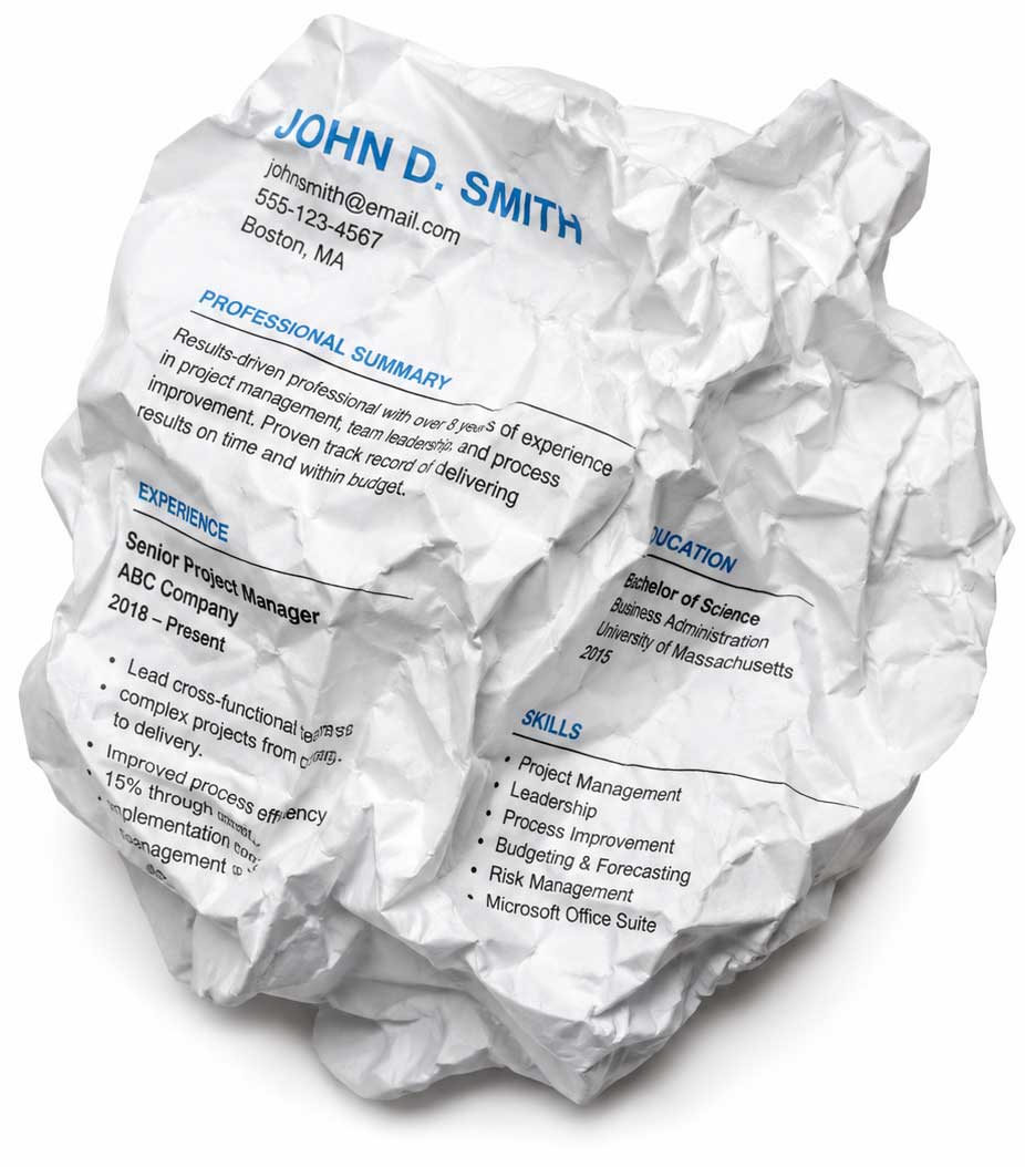resume garbage 
